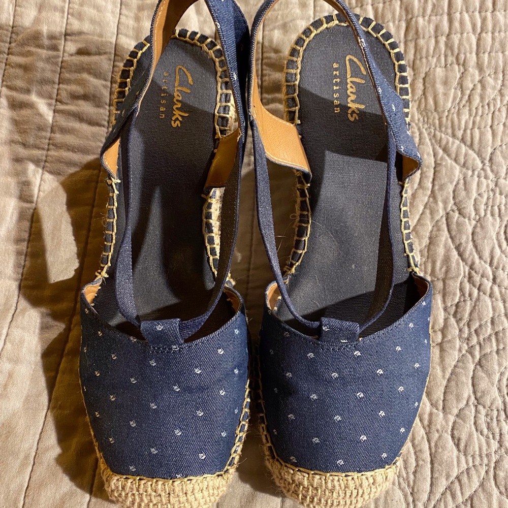 Clark ladies espadrilles